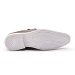 Sapato Casual Em Couro Legitimo Com Solado TR - 13F104 CHOCOLATE