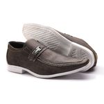 Sapato Casual Em Couro Legitimo Com Solado TR - 13F104 CHOCOLATE