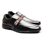 Sapato Social Masculino Calvest em Couro Preto-80F062