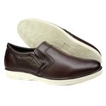 Sapato Casual em Material Tecnológico Pierutti Bordo-300F036