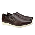 Sapato Casual em Material Tecnológico Pierutti Bordo-300F036