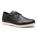 Sapato casual em Material Tecnológico Pierutti Preto-300F035