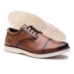 Sapato Casual em Material Tecnológico Pierutti Caramelo-300F035