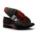 Sapato Social Masculino Calvest em Couro Preto-1930F020