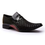 Sapato Social Masculino Calvest em Couro Preto-1930F020