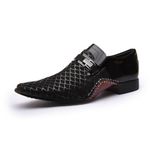 Sapato Social Masculino Calvest em Couro Preto-1930F020
