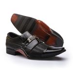 Sapato Social Masculino Calvest em Couro Preto-1930F027