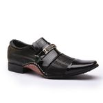 Sapato Social Masculino Calvest em Couro Preto-1930F027