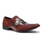Sapato Social Masculino Calvest em Couro Bordo-1930F026