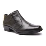 Bota Social Masculina em Couro Preto-1920F065