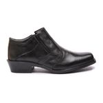 Bota Social Masculina em Couro Preto-1920F065