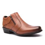Bota Social Masculina em Couro Havana-1920F052
