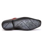 Sapato Social Masculino Calvest em Couro Bordo de amarrar -1750F025