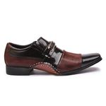 Sapato Social Masculino Calvest em Couro Bordo-1930F027