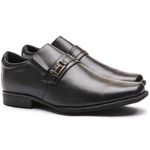 Sapato Flex-System Masculino Calvest em Couro Preto - 1700F003