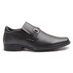 Sapato Flex-System Masculino Calvest em Couro Preto - 1700F002