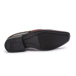 Sapato Social Masculino Calvest com Textura TMD de amarrar - 2320D450 Bordo