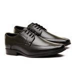 Sapato Social Masculino Calvest em Couro Preto de Amarrar - 2305D653