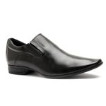 Sapato Social Masculino Calvest em Couro de Calçar Preto Estilo Italiano - 1100D760