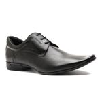 Sapato Social Masculino Calvest em Couro Preto Estilo Italiano de Amarrar - 1100D762