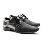 Sapato Social Masculino Calvest com Textura TMD de amarrar - 2320D450 Preto