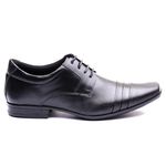 Sapato Social Masculino Calvest em Couro Preto Tradicional De Amarrar - 2300D733