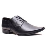 Sapato Social Calvest em Couro Carneiro de amarrar -1100D347-PTO