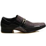 Sapato Social Masculino Calvest em Couro Snake Café 1930C229