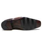 Sapato Social Masculino Calvest em Couro Snake Café 1930C229