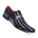 Sapato Social Masculino Calvest em Couro Preto - 1930F235 preto