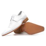 Sapato Social Masculino Bigioni Clássico 307 Mestiço Branco