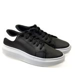 Tênis Masculino em Material Tecnológico Preto 3006