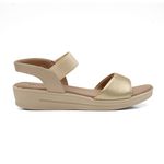 Sandália Feminina Usaflex Dourado