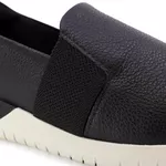Tênis Usaflex Slip On Feminino Praticidade Conforto Premium Preto