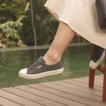 Tênis Preto Feminino Casual Estonado Zoccolette 