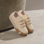 Tênis Sneaker Feminino Portofino - Off White/Baunilha