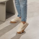 Tênis Sneaker Feminino Portofino - Off White/Baunilha
