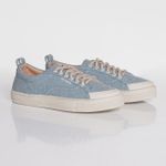 Tênis feminino Azul Petróleo casual confortável estiloso