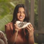 Tênis Casual Feminino Metalizado Confortável
