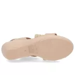 Sandalia Feminina Usaflex Elastico Blush