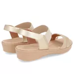 Sandalia Feminina Usaflex Dourada