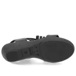 Sandalia Feminina Usaflex Elastico Preto