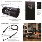 Kit Treino Corda de Pular + 10 Cones + 10 Pratos + Escada Agilidade + Colchonete Profissional