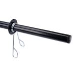 Barra W Musculação 120 Cm Academia Presilhas Exercícios