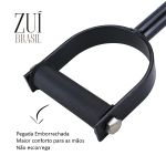 Puxador Barra Pulley Neutro Reto Puxador Romano 60cm Zuí Brasil