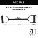 Puxador Barra Pulley Neutro Reto Puxador Romano 60cm Zuí Brasil