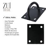 Suporte Parede Trx Saco Boxe Argola Suspensão Corda Naval Zuí Brasil