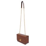 Bolsa Clutch Caramelo Pequena De Lado Alça De Corrente Zuí Brasil