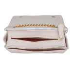 Bolsa Clutch Off White Pequena De Lado Alça De Corrente Zuí Brasil