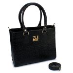 Kit Bolsa Feminina 3 Peças Roma Preto - Zuí Brasil